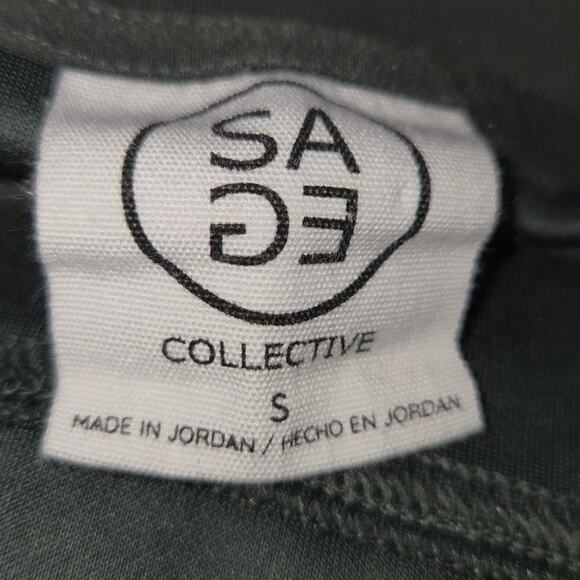 Sage Collective Womens Small Crossover Tunic Modal Green Pockets Outdoors - Picture 2 of 12